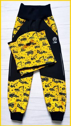 Softshellové nohavice, 86 - 152