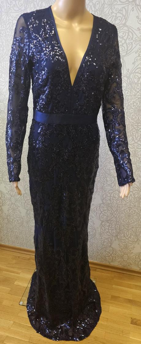 Spoločenské flitrované šaty, l