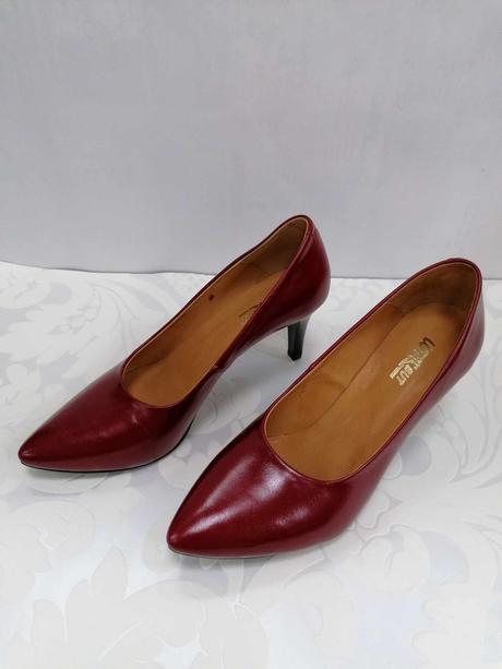 Dámske kožené lodičky 60053 b+z+ca, 42