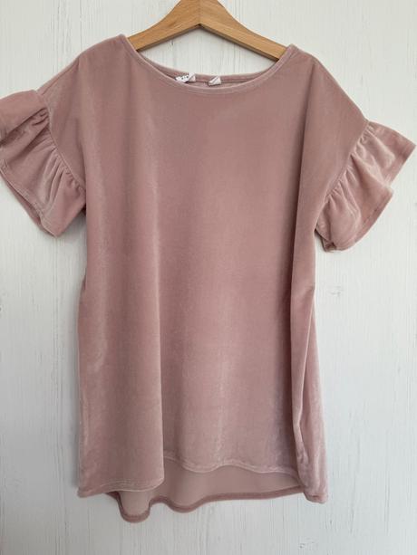 Tričko v zamatovom vzhľade, next,134