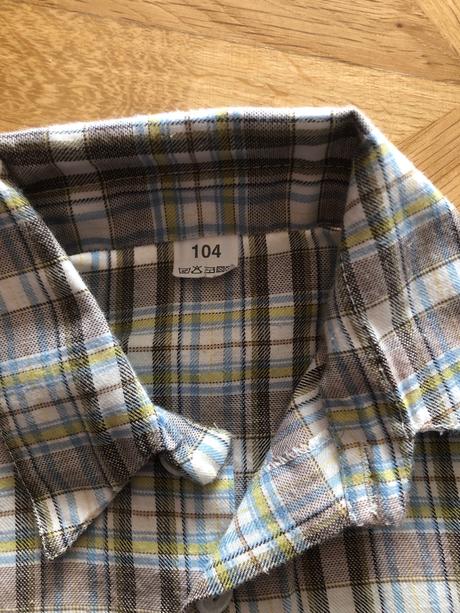 Bavlnená károvaná košieľka, japitex,104