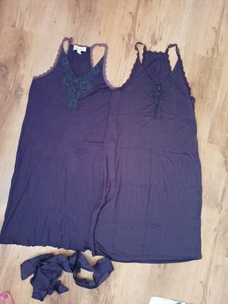 2x oblečené nočné košele linea tesiny 36-38 za 2ks, m