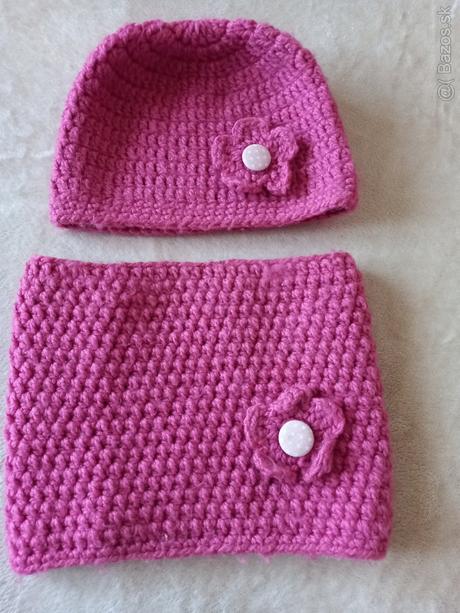 Set čiapka + nakrčník, 116