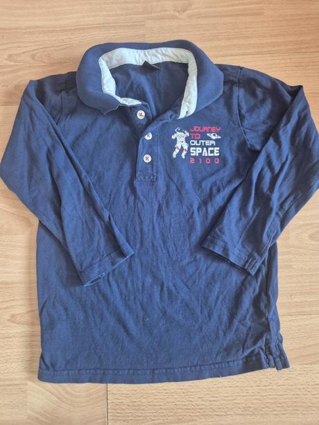 Modré košelové tričko, kiki&koko,122