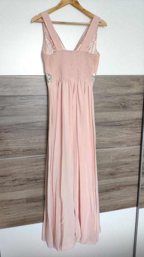 Ruzove spolocenske saty, m