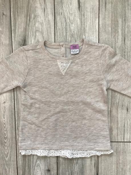 Mikina s čipkou, f&f,116