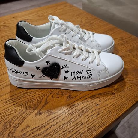 Kožené sneakersy, deichmann,39