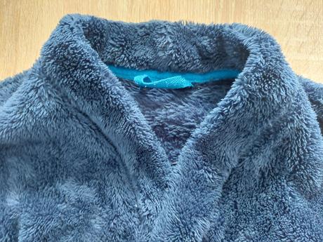 Flaušový modrý župan veľ.122, marks & spencer,122