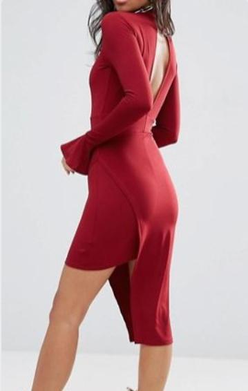 Cervene saty, zn. asos, velk. 36, 36