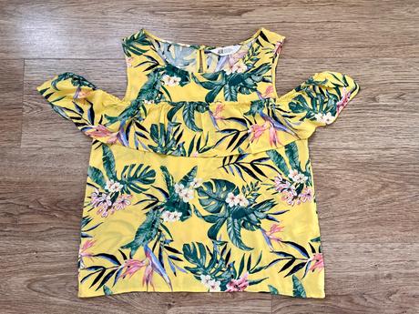 Letná blúzka s odhalenými ranenami, h&m,170