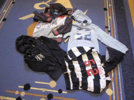 Balík chlapčenských mikin, palomino,116