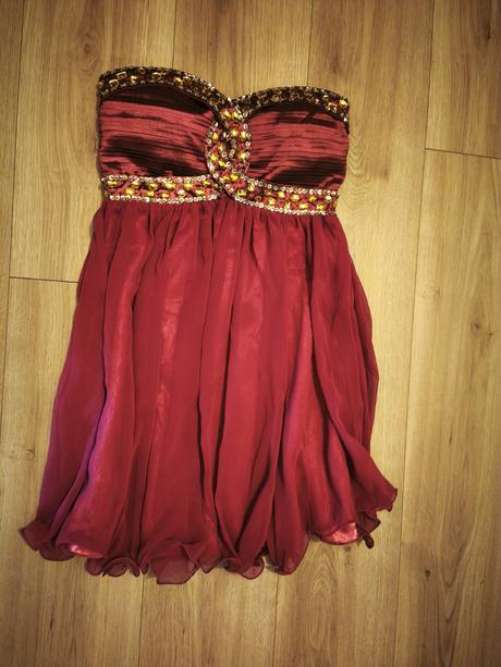 Šaty bordová, 36