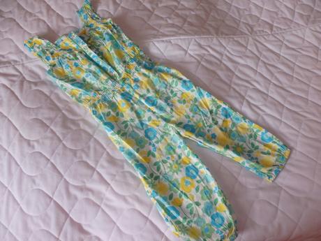 Kvietočkový overal na leto 4/5 rokov, 116