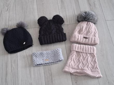 Zimné čiapky 134/140/146, 134