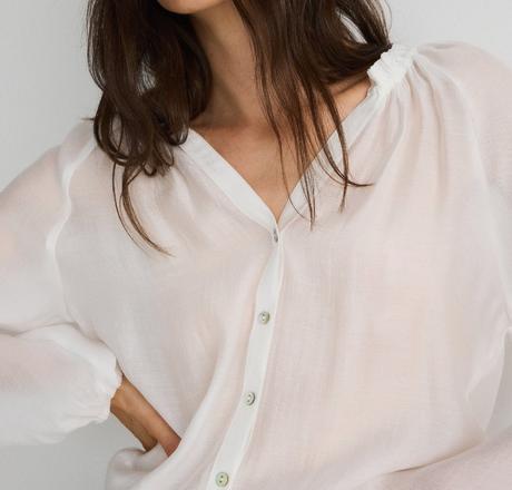 Biela bluzka, reserved,m