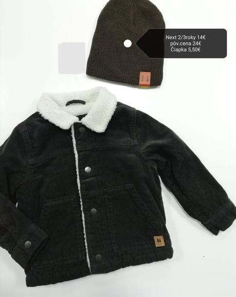 Menšestrová prechodná bunda s kožušinkou next, next,98