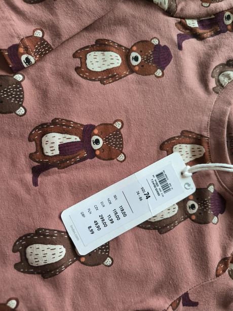 Tričko lindex veľkosť 74 mackovia, lindex,74