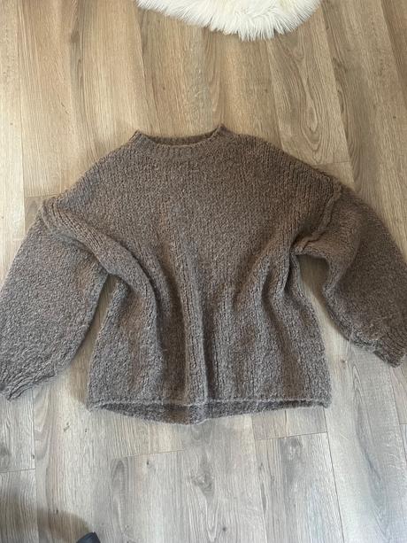 Ballistore dokonalý hnedý oversize sveter, 