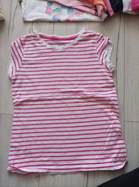 Dievčenské tričká 116/122 22kusov, reserved,116