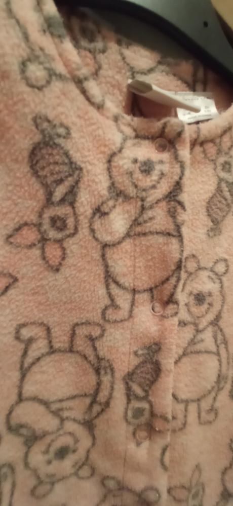 Dievčenské teplé dupačky pyžamko 74, disney,74