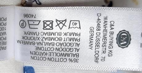 Huňatý prechodný overal, c&a,74