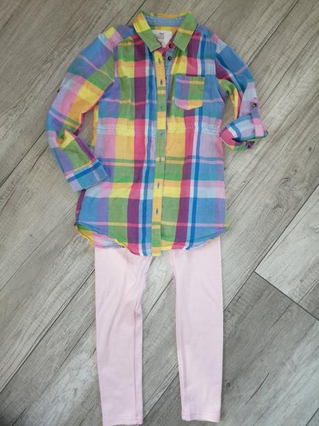 Košieľka +legíny, h&m,116