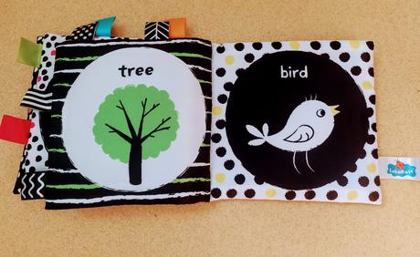 Kniha látková kontrastná, 