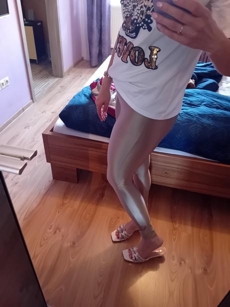 Luxusné medené leginy, calzedonia,m