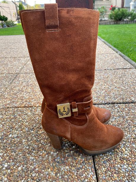 Dámske kožené čižmy, 37