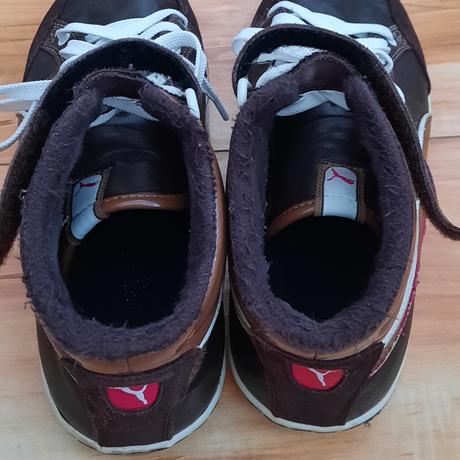 Zateplené kožené tenisky puma, puma,40