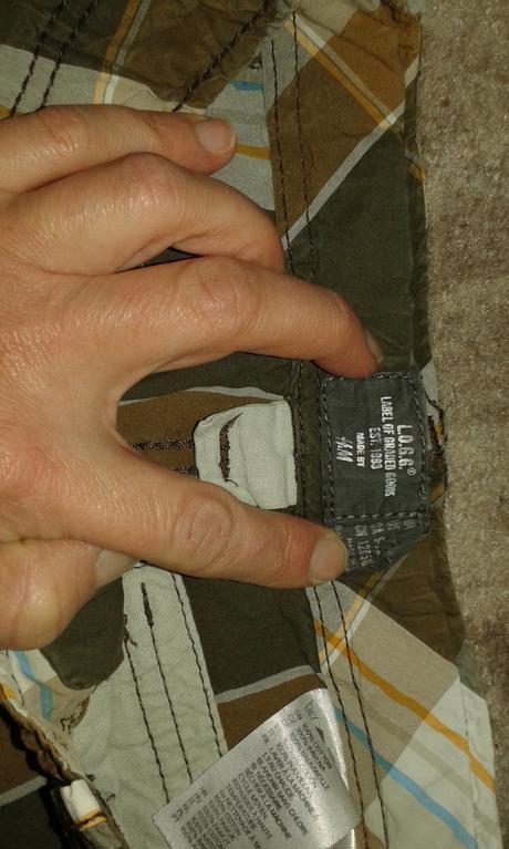 Kraťasy, 6-7r., h&m,116