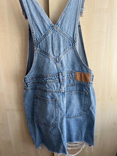 Rifľové šaty na traky, h&m,m