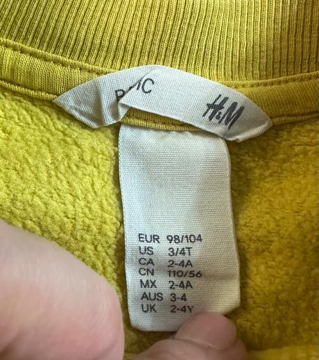Mikina 2ks, h&m,98