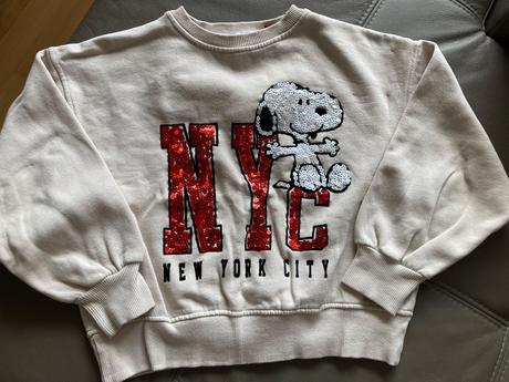 Mikina snoopy, zara,134