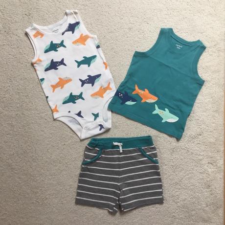 Letny komplet zn. carters - super stav, carter's,92