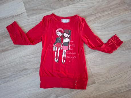 Predĺžený top - tunika / tričko,  veľ. 134, palomino,134