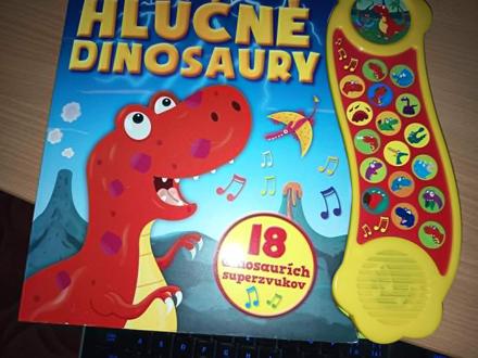Hlucne dinosaury, zvuková kniha,