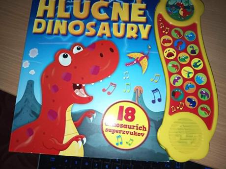 Hlucne dinosaury, zvuková kniha,