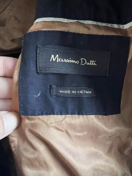 Massimo dutti trendy jesena bunda bundicka tmavomo, l