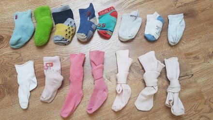 Ponožky na cca 6 - 12 mes., 80