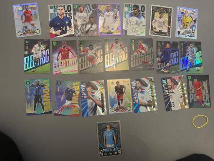 Adrenalyn vzácnejšie karty, 