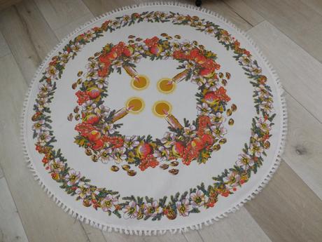 Obrus vianočný bavlnený svetlejší, 