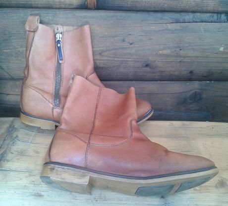 Kožené čižmičky zara, zara,34