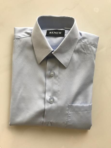 Šedo-modrá košeľa, 140