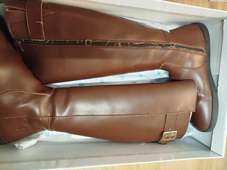 Shapen barefoot vysoké čižmy glam brown vegan, 38