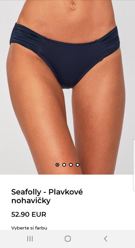 Samodrziace plavky - pc 135 eur, m