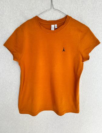 Kvalitné tričko/top v tehlovej farbe, xs