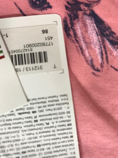 Tricko dlhy rukav vel.86, dopodopo,86