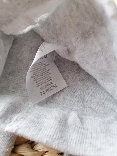 Pančušky so vzorom 74-80 svetlošedé, 80