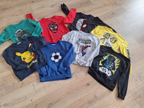 Mikina strar wars, spiderman, pokemón, futbal, jee, 140